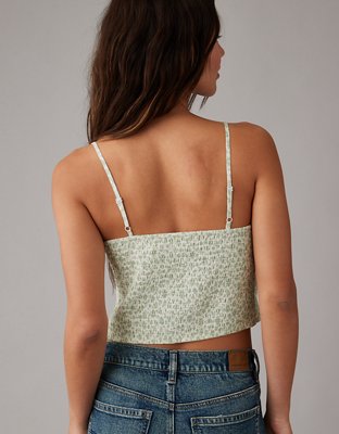 Женские топы American Eagle AE Cropped V-Neck Tank Top — фото 2