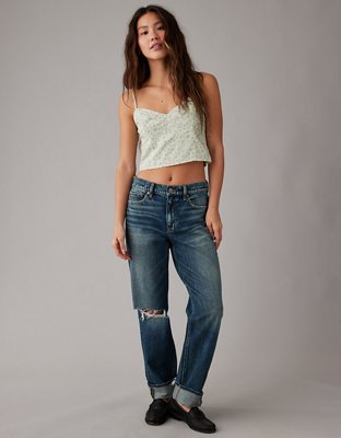 AE Cropped V-Neck Tank Top