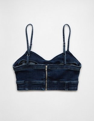 AE Denim Bralette