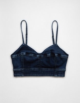 AE Denim Bralette
