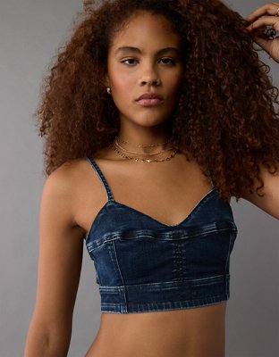 AE Denim Bralette