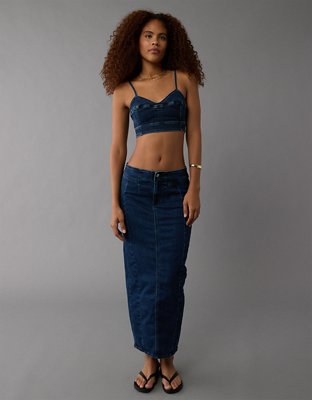 AE Denim Bralette