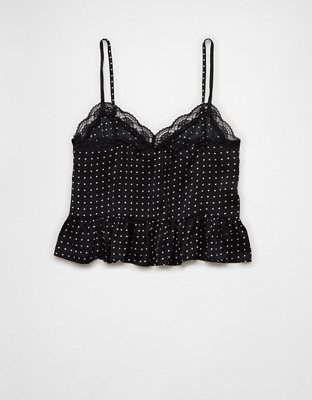 AE Lace Slip Cami Tank Top | American Eagle