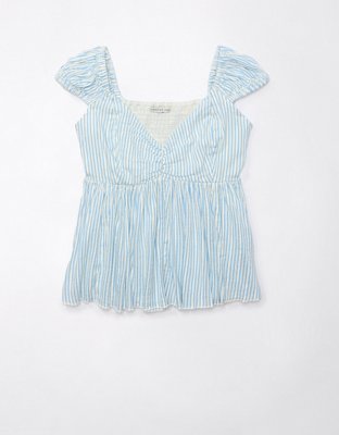 AE Cap-Sleeve Babydoll Top