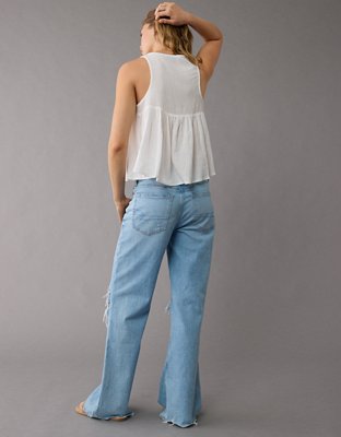 Женские топы American Eagle AE Crochet Flyaway Tank Top — фото 3