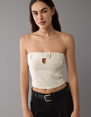 AE Denim Tube Top