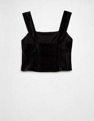 AE Velvet Corset Tank Top