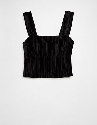AE Velvet Corset Tank Top