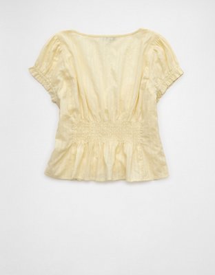 Blouse de style corset à mancherons AE