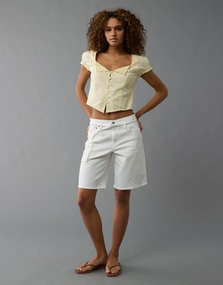 Blouse de style corset à mancherons AE