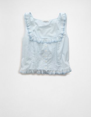 AE x The Summer I Turned Pretty Ruffle Corset Tank Top