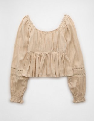 Blouse-nuisette à manches longues AE