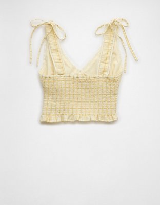 AE Tie Shoulder Corset Tank Top