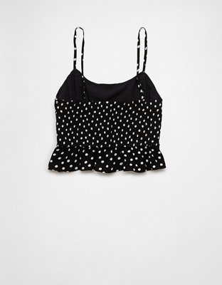AE Polka Dot Corset Tank Top