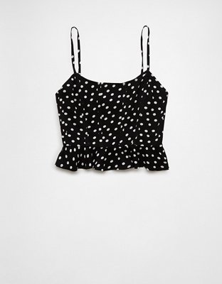 AE Polka Dot Corset Tank Top