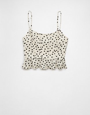 AE Polka Dot Corset Tank Top