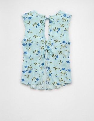 AE Tie Back V-Neck Shirt