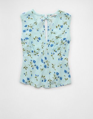 AE Tie Back V-Neck Shirt