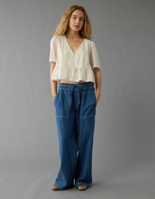 AE V-Neck Lace Blouse