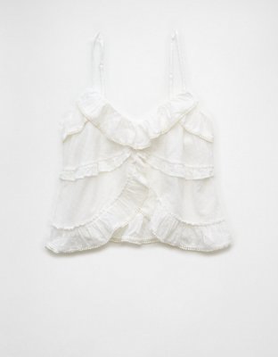 AE V-Neck Ruffle Cami