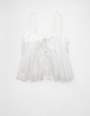 AE Tie Front Flyaway Cami