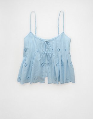 AE Tie Front Flyaway Cami