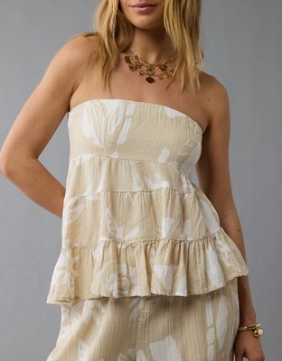 asymmetrical tube top dress YAZ. Jasmine Asymmetrical Tube Top – Golden main image 0