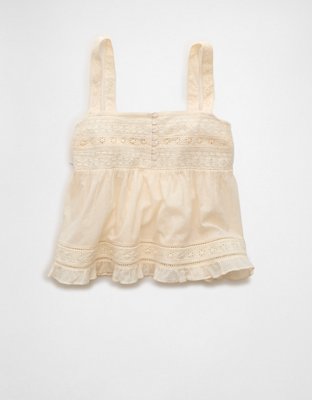 AE Embroidered Babydoll Cami