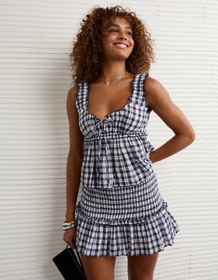 AE Ruched Strap Cropped Tank Top