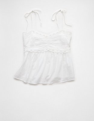 AE Eyelet Tie Strap Cami
