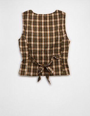 AE Pintuck Corset Tank Top