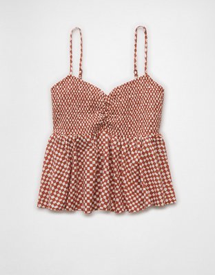 AE Smocked Babydoll Cami