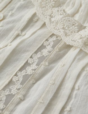 AE Ruffle Lace Blouse