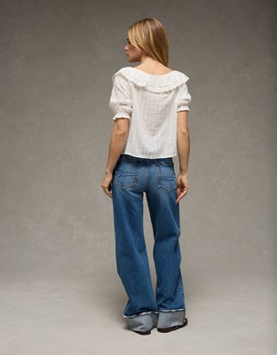 AE Ruffle Lace Blouse