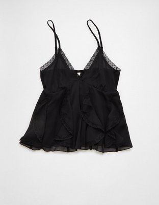 AE V-Neck Ruffle Cami Top
