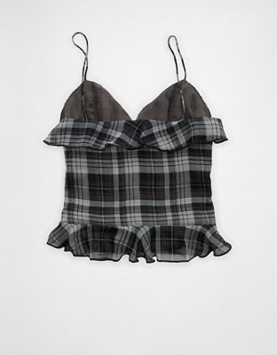 AE Ruffled Chiffon Cami Top