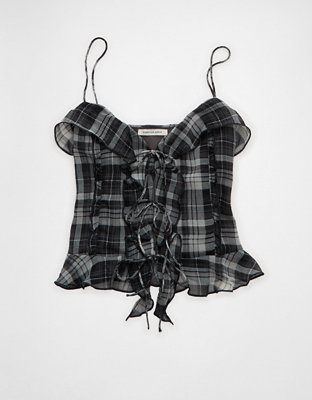 AE Ruffled Chiffon Cami Top