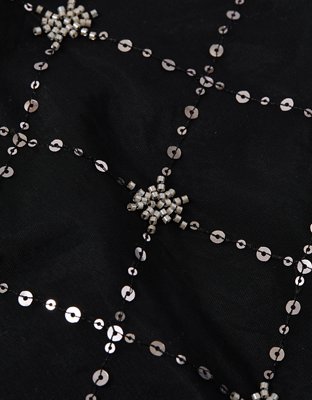 AE Sequin Mesh Cami Top