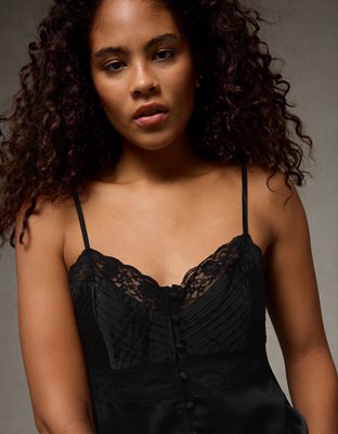 AE Pintuck Satin Cami Top