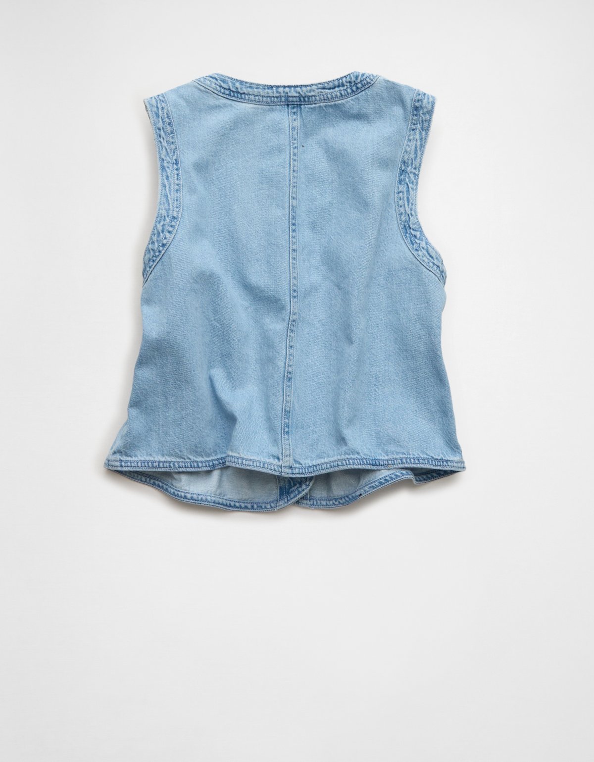AE High-Neck Denim Vest - image 4