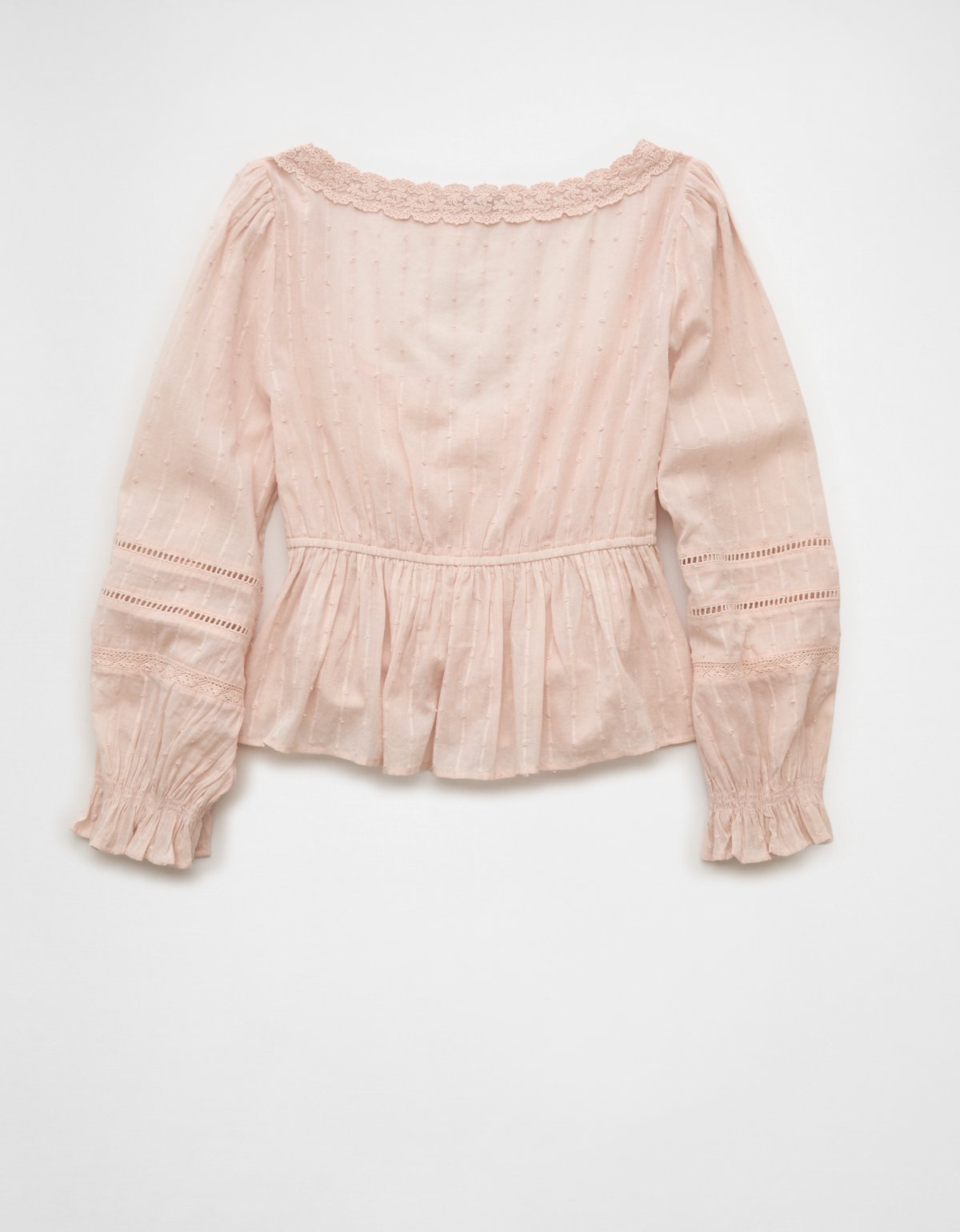 AE Long-Sleeve Babydoll Blouse - image 4