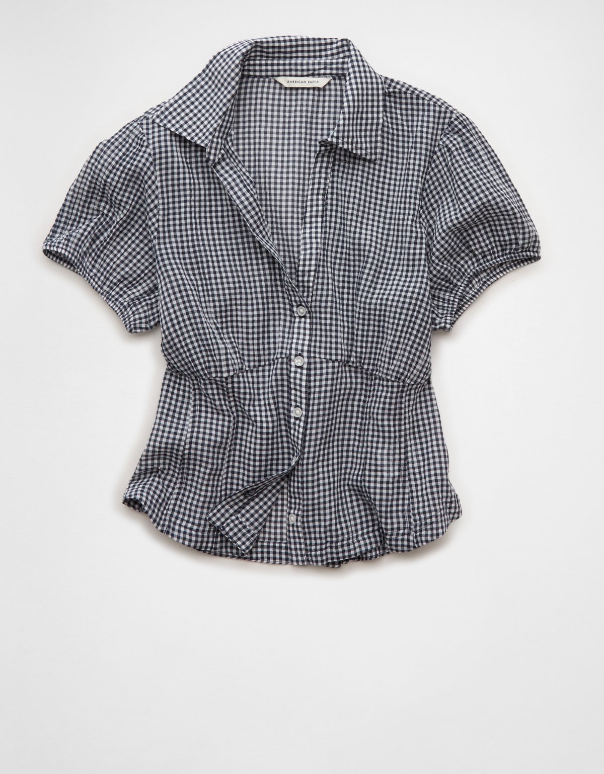 AE Short-Sleeve Button-Up Shirt - image 3