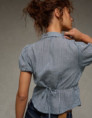 AE Short-Sleeve Button-Up Shirt