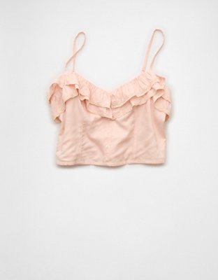 AE Ruffled Crop Top