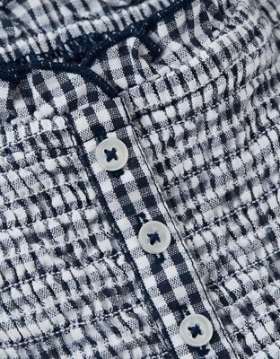 AE Smocked Button-Up Cami