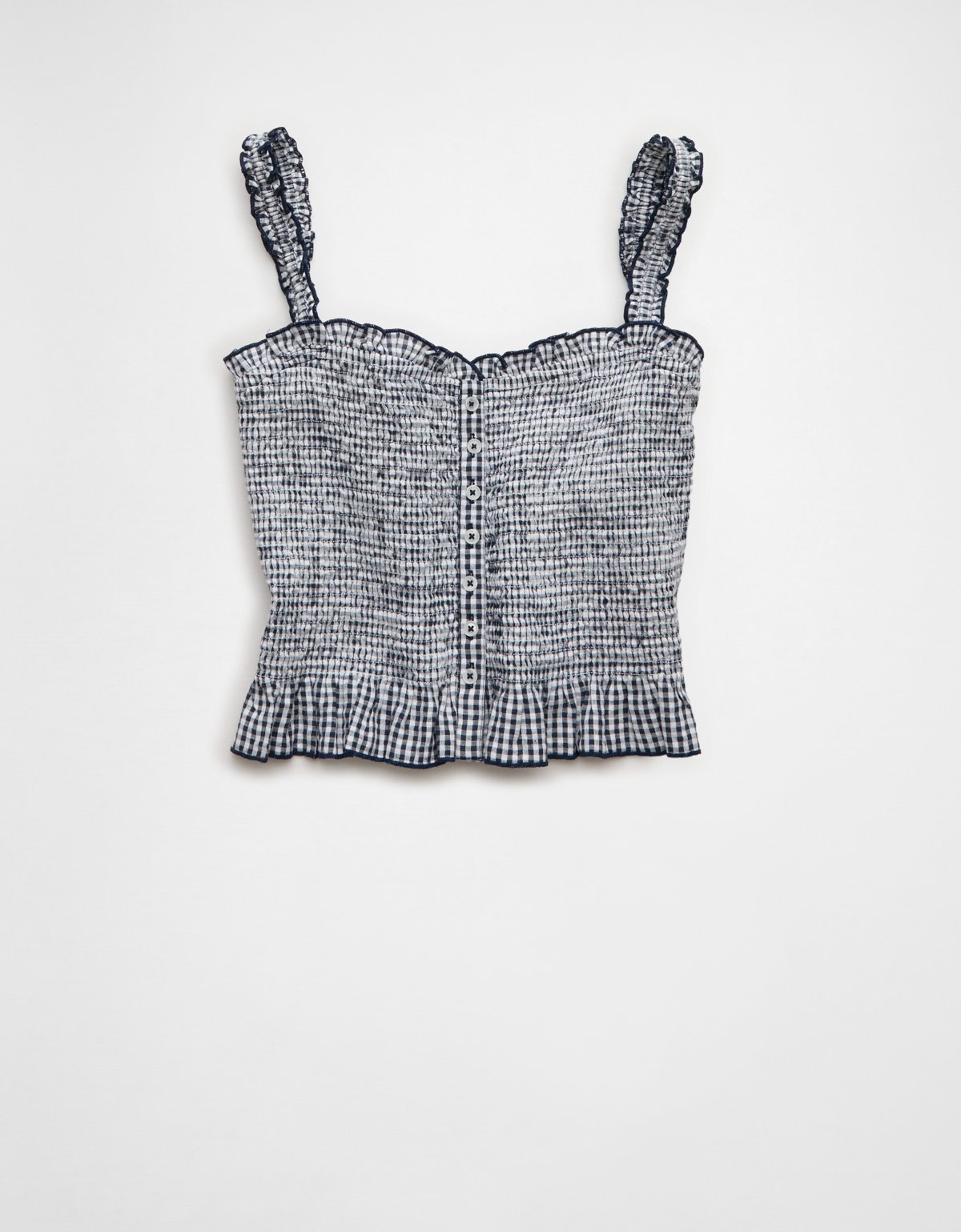 AE Smocked Button-Up Cami - image 3