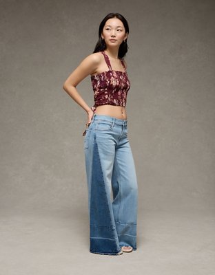 AE Smocked Tie-Front Cami