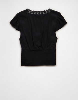 AE Lace Trim Blouse