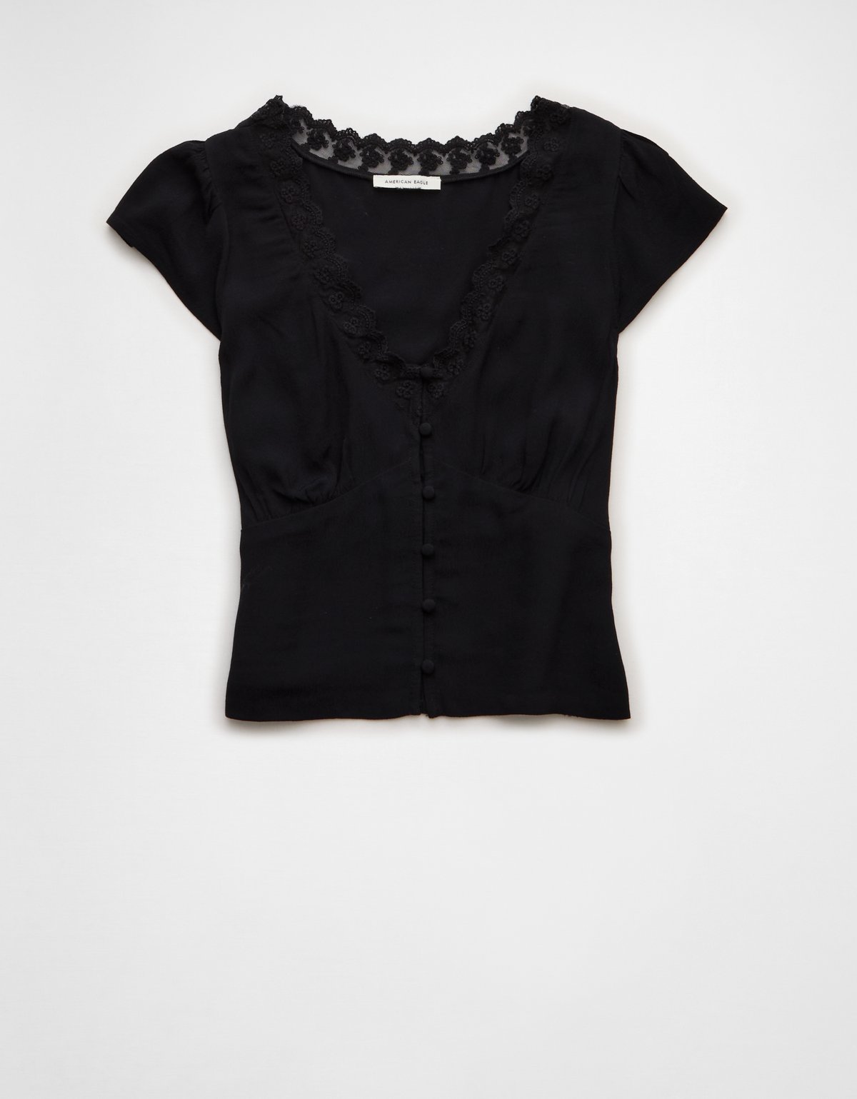 AE Lace Trim Blouse - image 3