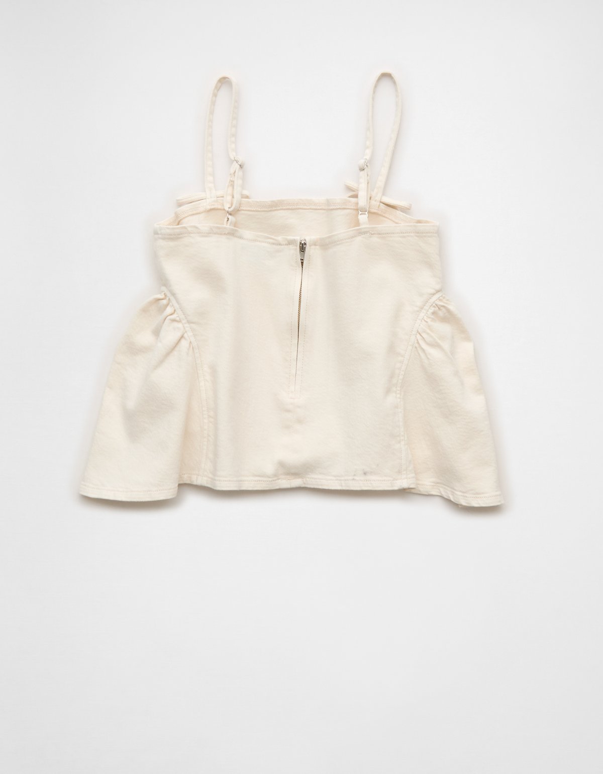 AE Denim Bow Strap Tank Top - image 4